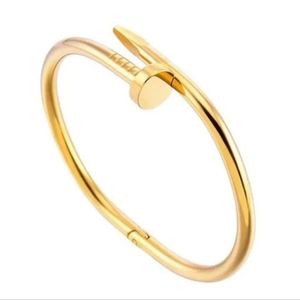 Gold Nail Bracelet